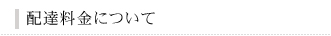配達料金について